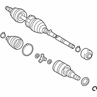 OEM 2006 Pontiac Vibe Front Wheel Drive Shaft - 88969953