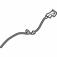 OEM 2017 Infiniti QX70 Hood Lock Control Cable Assembly - 65621-1CA0A