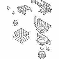 OEM Hyundai Santa Fe Blower Unit - 97100-0W000