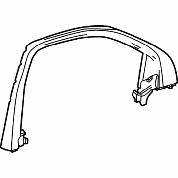 OEM 2022 Cadillac Escalade Window Molding - 84693615