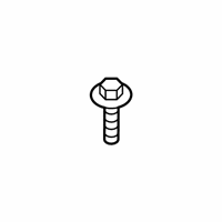 OEM 2021 Toyota GR Supra Suspension Crossmember Screw - 90118-WA214