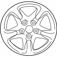 OEM 2001 Toyota RAV4 Wheel, Alloy - 42611-42131