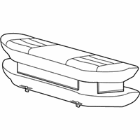 OEM 2001 Chevrolet S10 Seat Cushion Pad - 15761450