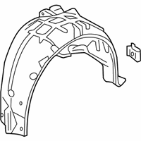 OEM 2020 Honda Civic Fender, Left Rear (Inner) - 74592-TBA-A10