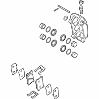 OEM Hyundai Genesis Brake Assembly-Front, LH - 58110-B1300