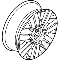OEM 2009 Lincoln MKX Wheel, Alloy - 9A1Z-1007-A