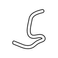 OEM 2021 Honda Clarity Hose, Radiator Inlet - 1J513-5WJ-A00