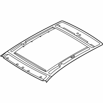 OEM 2022 Hyundai Ioniq 5 SEAL-SOLAR ROOF FR PNL - 81624-GI500