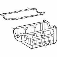 OEM 2006 Chevrolet Equinox Oil Pan - 12597906