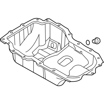 OEM 2022 Hyundai Kona Pan Assembly-Engine Oil - 21510-2M800