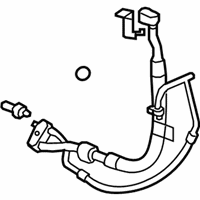 OEM 2008 Saturn Vue Front AC Hose - 19130410