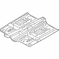 OEM 2018 Ford Police Interceptor Sedan Front Floor Pan - BB5Z-7811135-A