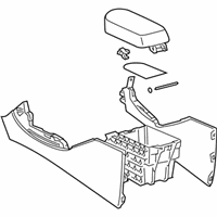 OEM 2008 Toyota RAV4 Console Assembly - 58901-42070-B2