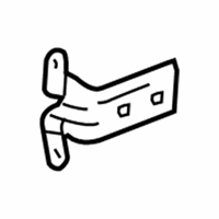 OEM 2005 Cadillac SRX Hinge Asm-Front Side Door Lower - 15932613