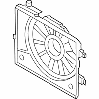 OEM 2012 Hyundai Accent SHROUD-Radiator - 25350-1W000