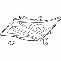 OEM 2008 Acura MDX Unit Head Light Passenger Side - 33101-STX-A12