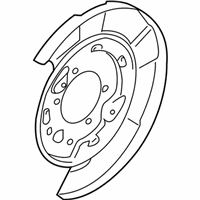 OEM 2017 Infiniti Q70 Rear Brake Plate Assembly, Left - 44030-1MC6A