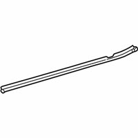 OEM 2006 Lexus ES330 Weatherstrip, Rear Door Glass, Inner RH - 68173-33050