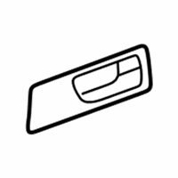 OEM 2006 Lexus ES330 Rear Door Inside Handle Sub-Assembly, Right - 69207-33040-C0