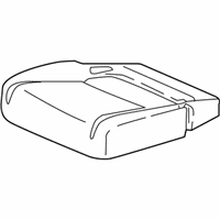 OEM 2022 Honda Odyssey Pad, Driver Side Middle Seat Cushion - 81737-THR-A01