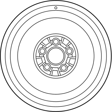 OEM 2021 Nissan Rogue Wheel Assy-Spare Tire - 40300-6RA7A