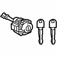 OEM 2019 Toyota Prius AWD-e Cylinder & Keys - 69005-47230