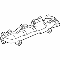 OEM 2004 Acura RL Manifold Assembly, Driver Side Exhaust - 18110-P5A-000