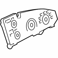 OEM 2007 Ford E-150 Dash Control Unit - 5C2Z-19980-BA