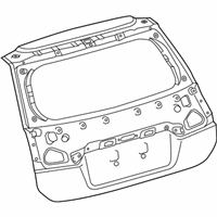 OEM Lexus CT200h Panel Sub-Assy, Back Door - 67005-76050