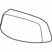 OEM 2006 BMW M6 Cover Cap, Primed, Right - 51-16-7-078-360