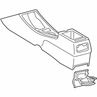 OEM 2007 Toyota Corolla Console Assembly - 58901-02130-B0