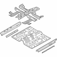 OEM Hyundai Sonata Panel Assembly-Floor, Center - 65100-C2000