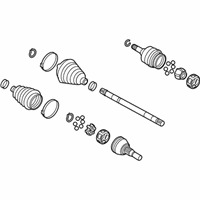 OEM Cadillac SRX Rear Wheel Drive Shaft Kit - 19302205