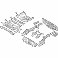 OEM Kia Optima Panel Complete-Rear - 65500D5000