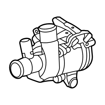 OEM 2022 Cadillac CT5 Water Pump - 55515871