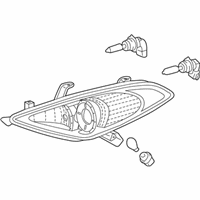 OEM 2005 Toyota Solara Combo Lamp Assembly - 81150-AA080