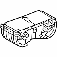 OEM 2011 Lexus IS250 Rear Seat Center Armrest Cup Holder Sub-Assembly - 58810-53160-A0