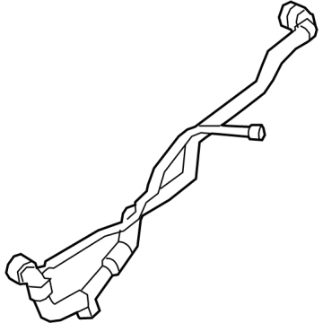 OEM 2022 BMW M440i xDrive HOSE COOLANT RADIATOR INTAKE - 17-12-8-742-081