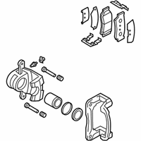 OEM 2014 Kia Sorento Rear Wheel Brake Assembly, Left - 582101U500