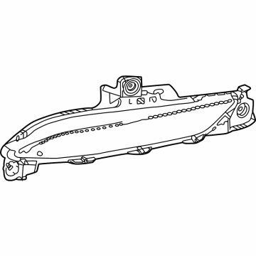 OEM 2022 Lexus NX350 LAMP ASSY, RR FOG, L - 81490-78030