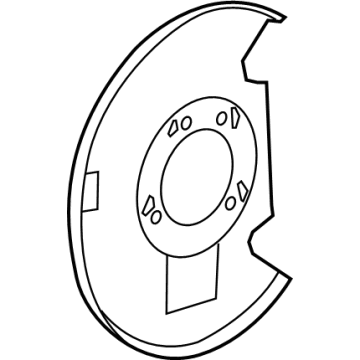 OEM 2022 Cadillac Escalade ESV Splash Shield - 23363947