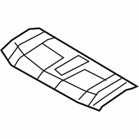 OEM Nissan Rogue INSULATOR-Heat, Trunk Floor - 74772-JM00A