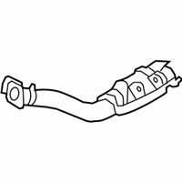 OEM 2010 Nissan Rogue Exhaust Tube Assembly, Front W/Catalyst - 20018-CZ30A