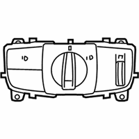 OEM 2017 BMW 340i GT xDrive Headlight Switch - 61-31-6-847-503
