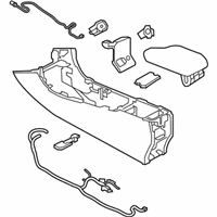 OEM 2017 Infiniti QX30 Box Assy-Console, Center - 96910-5DL0C