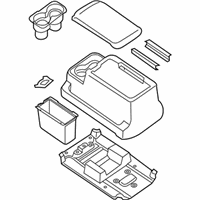 OEM Nissan Armada Console Box-Center - 96950-ZZ90B