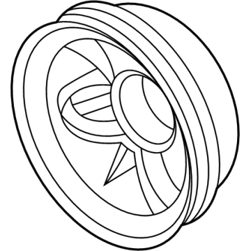 OEM 2021 BMW X5 PULLEY - 11-28-7-852-125
