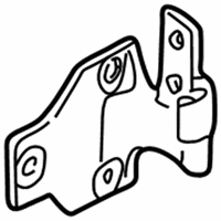 OEM BMW Z8 Door Hinge, Top Left - 41-51-7-012-877