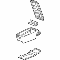 OEM 2005 Chevrolet Equinox Console Asm-Front Floor *Cashmere - 15929474