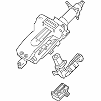 OEM 2008 BMW Alpina B7 Steering Column, All-Electric - 32-30-6-780-899